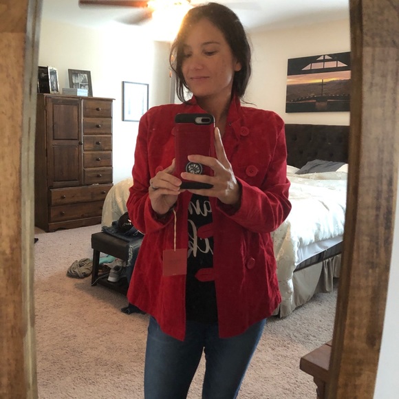 Mossimo Supply Co. Jackets & Blazers - NWT Red Mossimo corduroy coat
